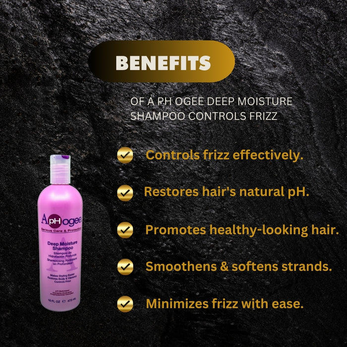 A pH Ogee Deep Moisture Shampoo Controls Frizz 473ml / 16 fl.oz