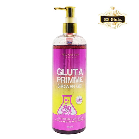Gluta Primme Shower Gel – Brightening & Moisturizing Body Wash (500 ml)