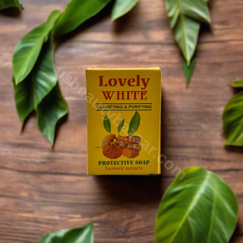 Lovely White Clarifying & Purifying Turmeric Soap 225g Clearence