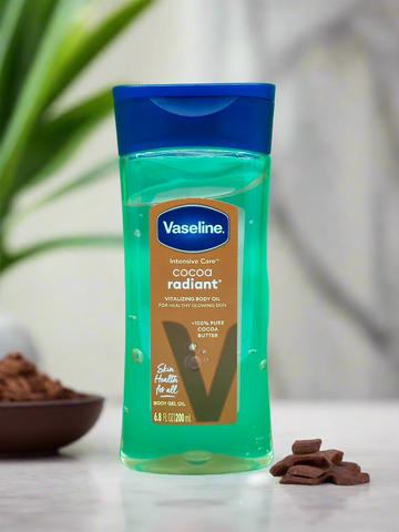 Vaseline Intensive Care Cocoa Radiant Body Gel Oil Scented 6.8 fl. oz