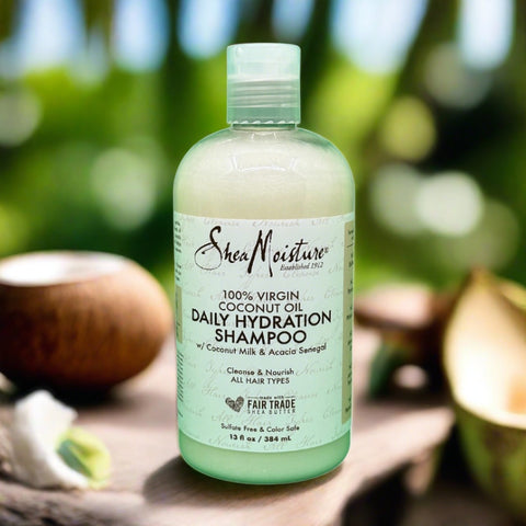 Shea Moisture Daily Hydration 100% Virgin Shampoo 384ml