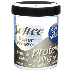 Softee Protein Styling Gel 8 oz Super Freeze