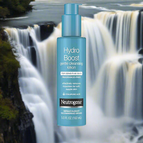 Neutrogena Hydro Boost Gentle Cleansing Lotion 5 Ounce Fragrance-Free (147ml)
