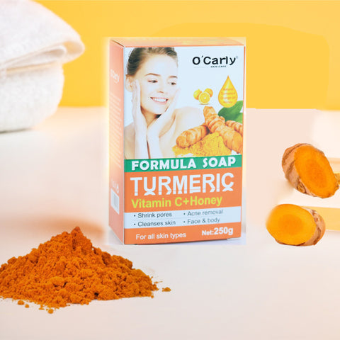 O’Carly Turmeric & Vitamin C Soap – Brightening & Clarifying Bar (250 g)