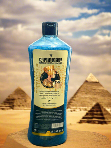 Egyptian Beauty Exfoliating  Shower gel 38 oz  1 Ltr
