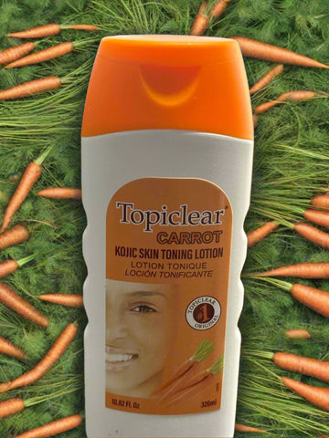 Topiclear Carrot Kojic Skin Toning Lotion 320 Ml 10.82 Fl / Oz
