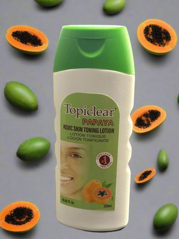 Topiclear Papaya Kojic Skin Toning Lotion 320 Ml 10.82 Fl / Oz
