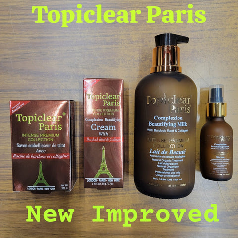 Topiclear Paris  Set ( lotion , Tube cream , Soap, Serum