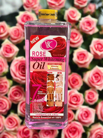 VSC Rose Face & Body Oil Super Whitening 7 Days 1000 Ml 35.19 Oz