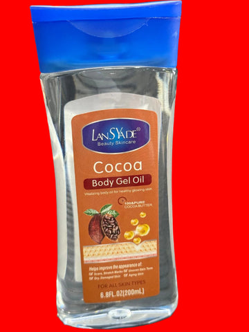 LanSyade Cocoa Body Gel Oil  200 Ml
