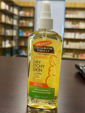 Palmer's Cocoa Butter Formula Soothing Oil for Dry, Itchy Skin with Vitamin E, 5.1 OZ