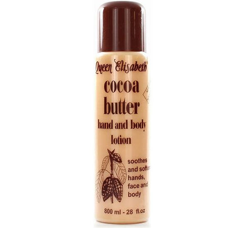 Queen Elisabeth Cocoa Butter Hand and Body Lotion 27 oz / 800 ml