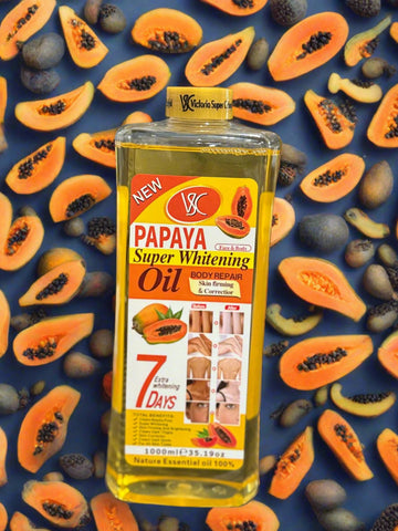 VSC Papaya Face & Body Oil Super Whitening 7 Days 1000 Ml 35.19 Oz