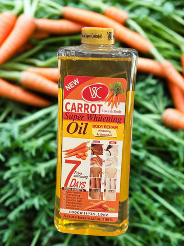 VSC Carrot Face & Body Oil Super Whitening 7 Days 1000 Ml 35.19 Oz