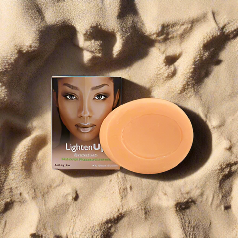 Lightenup Glycerin Bathing Bar Soap with Papaya Extract and 4% Shea Butter 100g