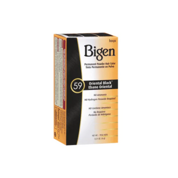 Bigen Permanent Powder Hair Color 59 Oriental Black 0.21 oz