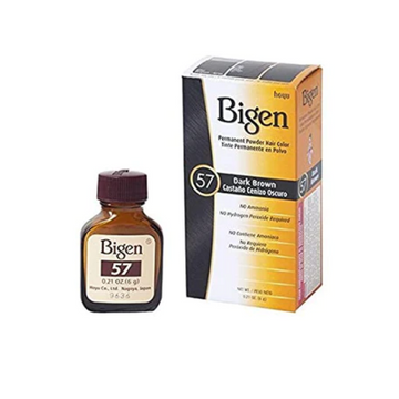 Bigen Hair Color Dark Brown #57  0.21 oz / 6g