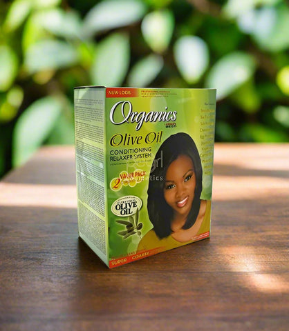 Africa's Best Organic Olive Conditioning Relaxer System Twin Pack Super