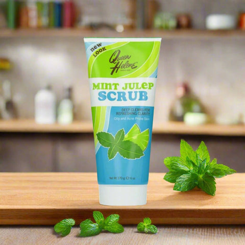 QUEEN HELENE Natural Facial Scrub, Mint Julep 6oz